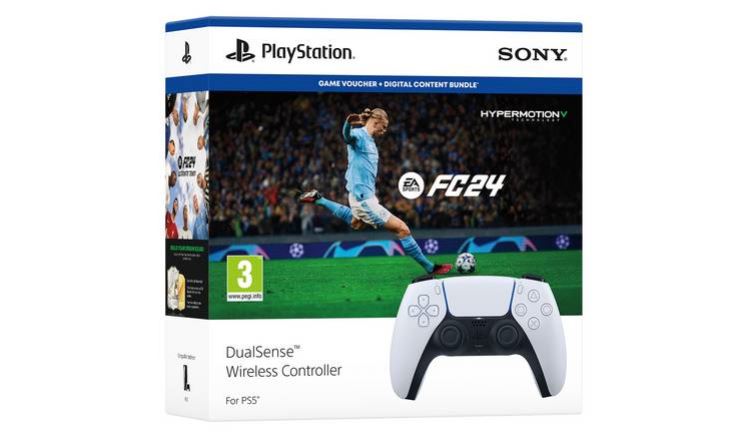 PS5- W CONTROLLER+EA FC 24