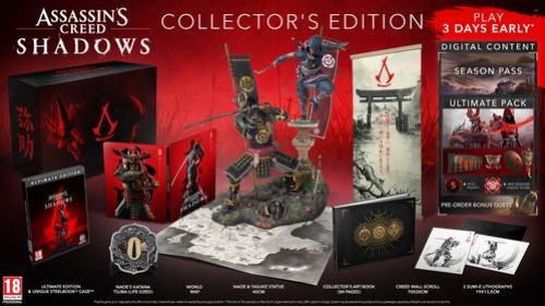  PS5- Assassin's Creed: Shadows Collectors Edition - מכירה מוקדמת