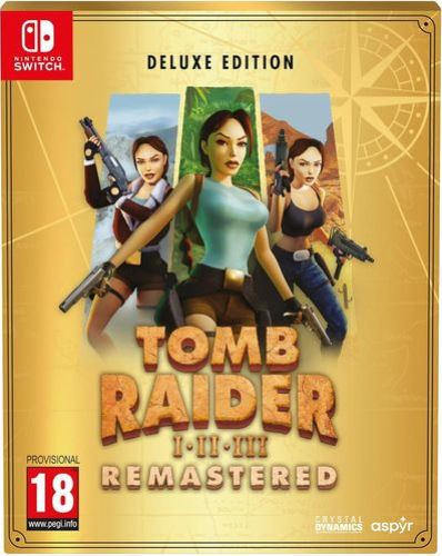 Nintendo Switch- Tomb Raider 1-3 Remastered Deluxe Edition - הזמנה מוקדמת