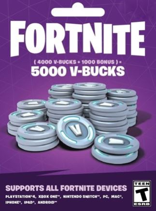 Fortnite - 5000 V-Bucks