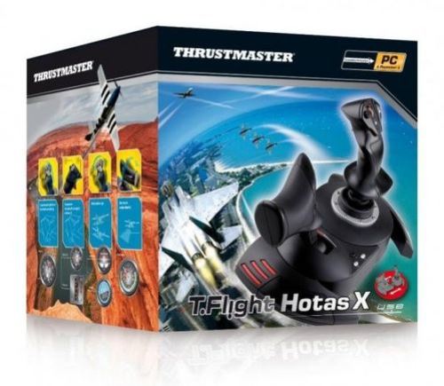 בקר טיסה עם מצערת Thrustmaster T.Flight Hotas X למחשב PC