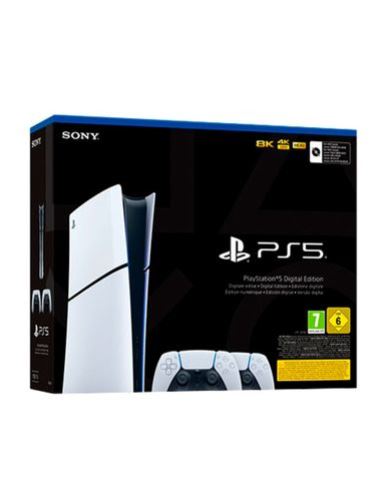 Playstation 5 Slim All Digital 1T + שני שלטים יבואן רישמי